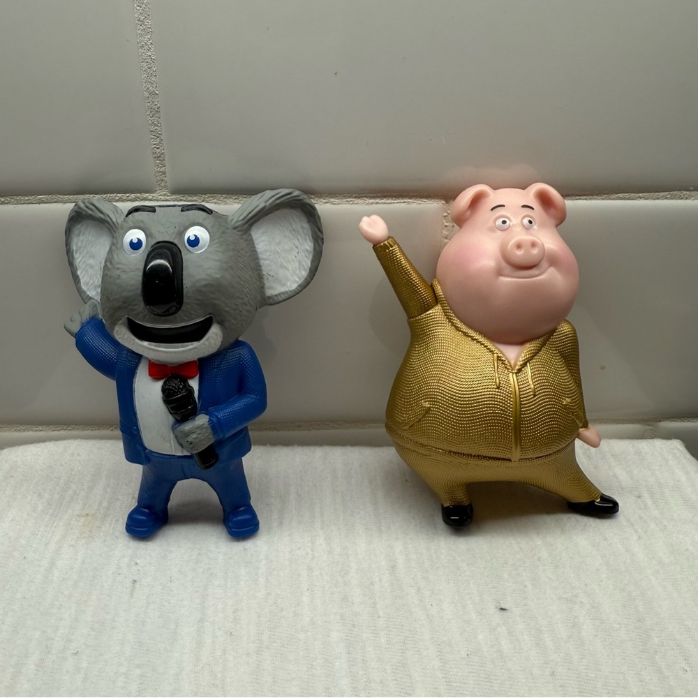Sing Movie McDonald's Happy Meal Toy Figure Lot Of 2 Characters.2016 Sound works